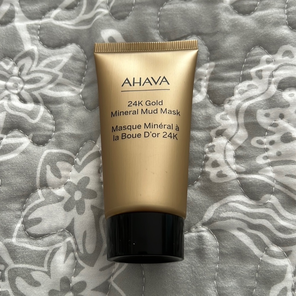 Ahava 24K gold mineral mud mask. Brand new, sealed full size